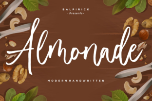 Almonade: A Friendly Script Handwritten Font for Makers