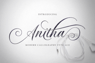 Anitha: A Script Handwritten Font for Editorial Warmth and Clarity