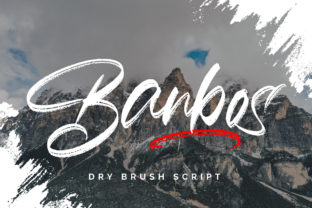 Banbos Font: A Brush Handwritten Typeface for Authentic Branding