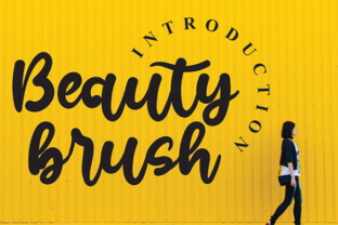 Beauty Brush: A Script Handwritten Font for Authentic Campaign Graphics