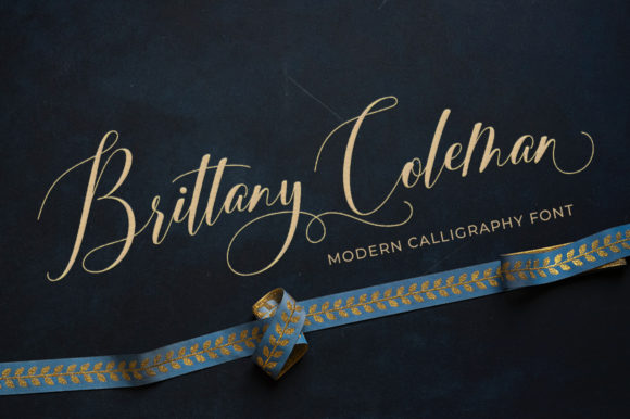 Brittany Coleman: A Timeless Script Handwritten Font for Editorial Warmth