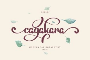 Cagakara: A Sweet, Soft Script Handwritten Font for Branding