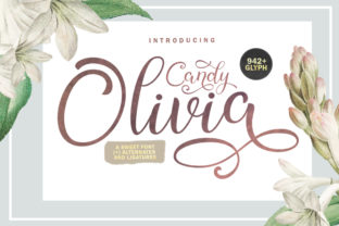 Candy Olivia: A Casual Handwritten Font for Warm Editorial Identity
