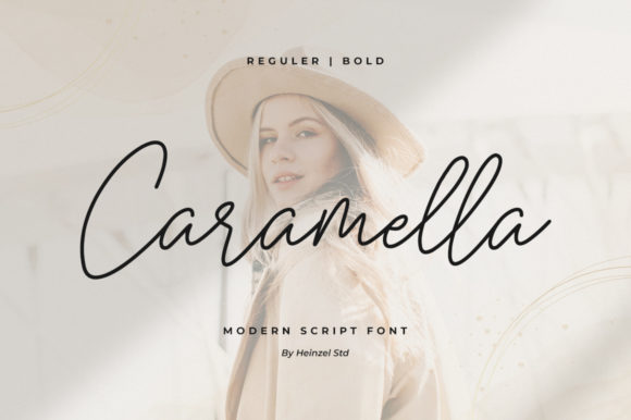 Caramella: A Script Handwritten Font for Elegant Digital Branding