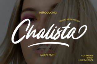 Chalista Script Handwritten Font for Elegant Craft Projects