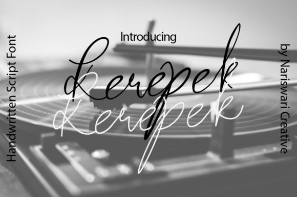 Kerepek: A Modern Handwritten Font for Thoughtful Editorial Design
