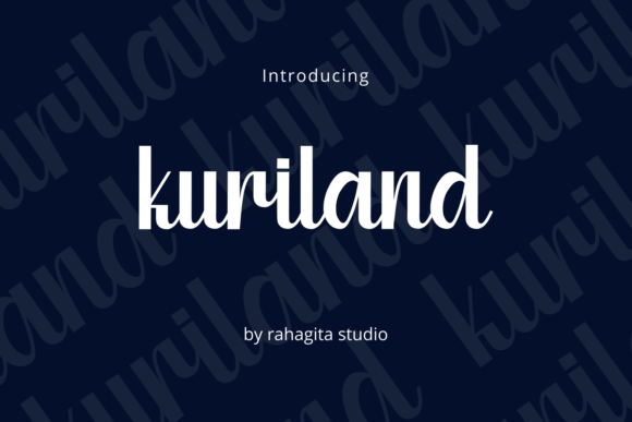 Kuriland Script Handwritten Font for Elegant Digital Typography
