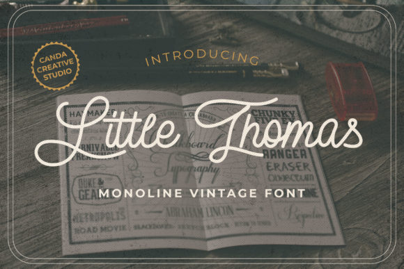 Little Thomas: A Timeless Script Font for Vintage Branding