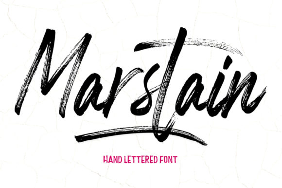 Marstain: A Casual, Fun Handwritten Font for Real Branding Projects