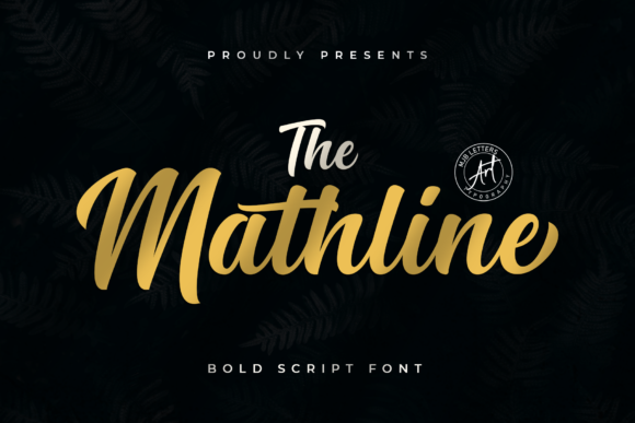 Mathline: A Bold Handwritten Font for Modern Digital Brands