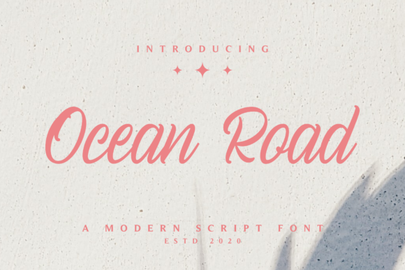 Ocean Road: A Friendly Script Font for Creative Projects