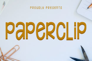 Paperclip Script Handwritten Font for Makers