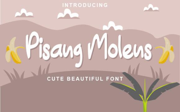 Pisang Molens: A Script Handwritten Font for Editorial Elegance