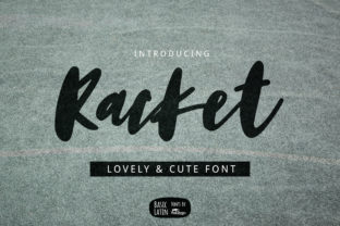 Racket: A Script Handwritten Font for Editorial Charm