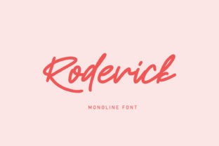 Roderick: A Script Handwritten Font That Elevates Brand Identity
