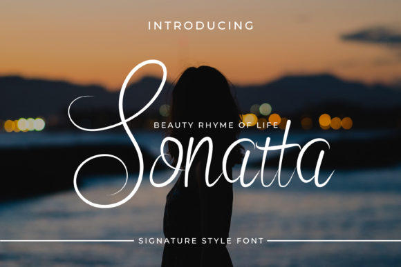 Sonatta Font: Elegant Script Handwritten Typeface for Creative Campaigns
