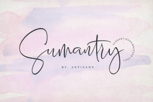 Sumantry Script Handwritten Font for Makers