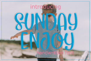Sundayenjoy: A Cute Script Handwritten Font for Scroll-Stopping Social Content