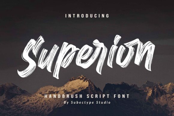 Superion: A Casual Handwritten Font for Editorial Charm