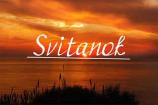 Svitanok: A Modern Script Handwritten Font for Campaign Clarity