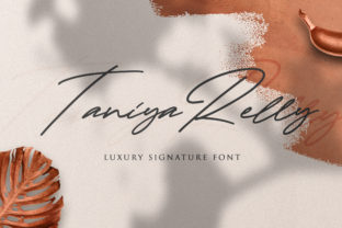 Taniya Relly: A Timeless Script Handwritten Font for Elegant Branding