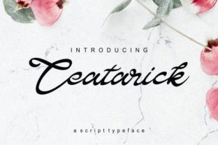 Teatarick: A Script Handwritten Font for Elegant Digital Branding