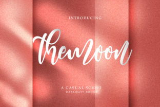Themoon: A Casual Script Handwritten Font for Real Branding Work