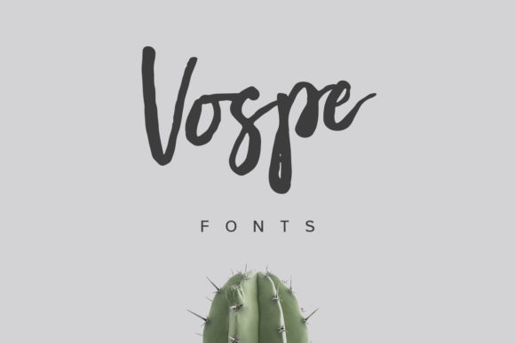 Vospe: A Script Handwritten Font for Authentic Editorial Voice